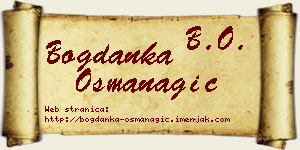 Bogdanka Osmanagić vizit kartica